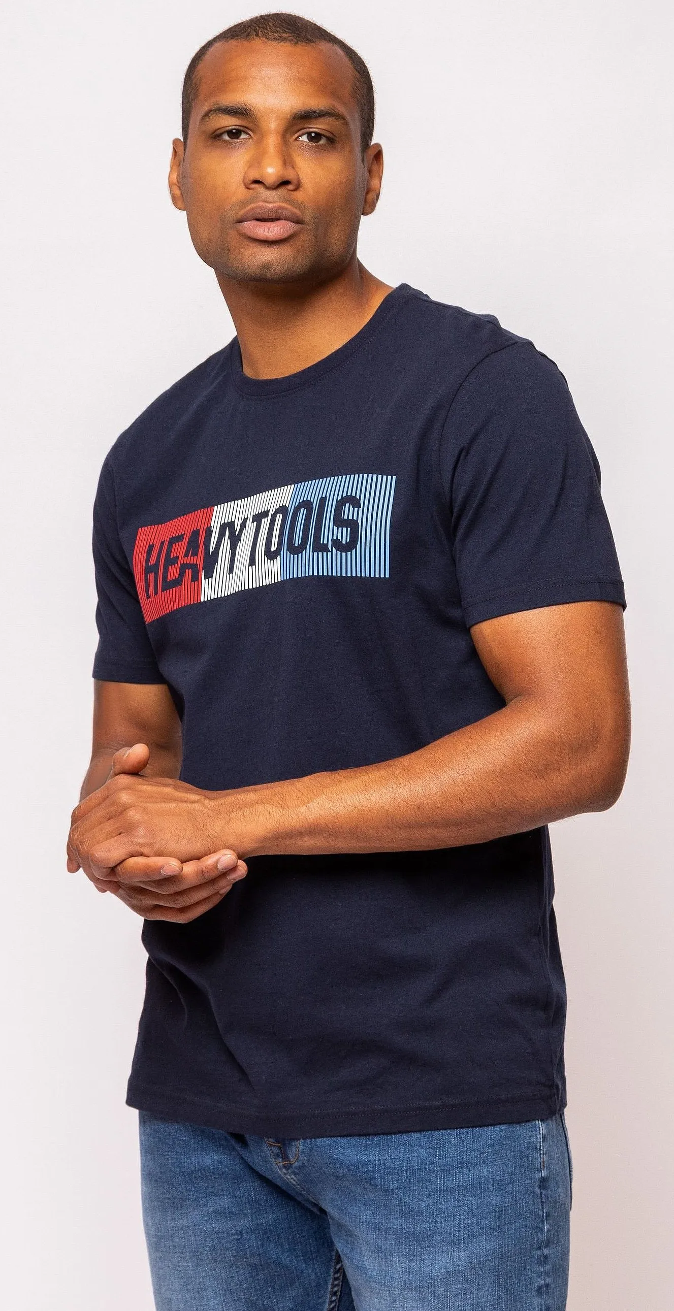 T-Shirt Heavy Tools Mostar - Navy - men´s