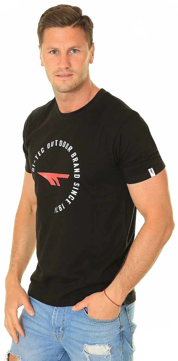 T-Shirt Hi-Tec Olen - Black - men´s