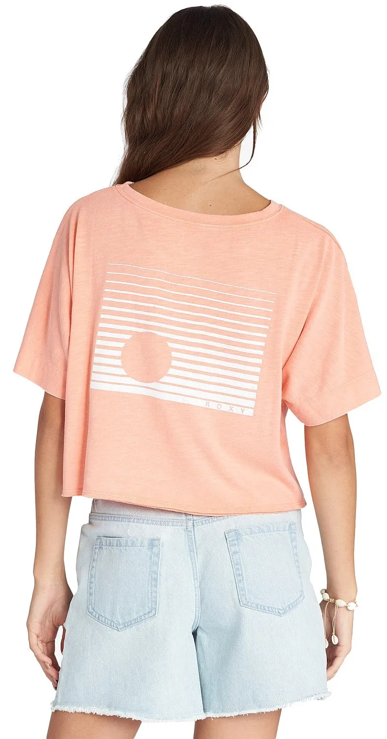 T-Shirt Roxy Super Sun DSTF - MHF0/Fusion Coral - women´s