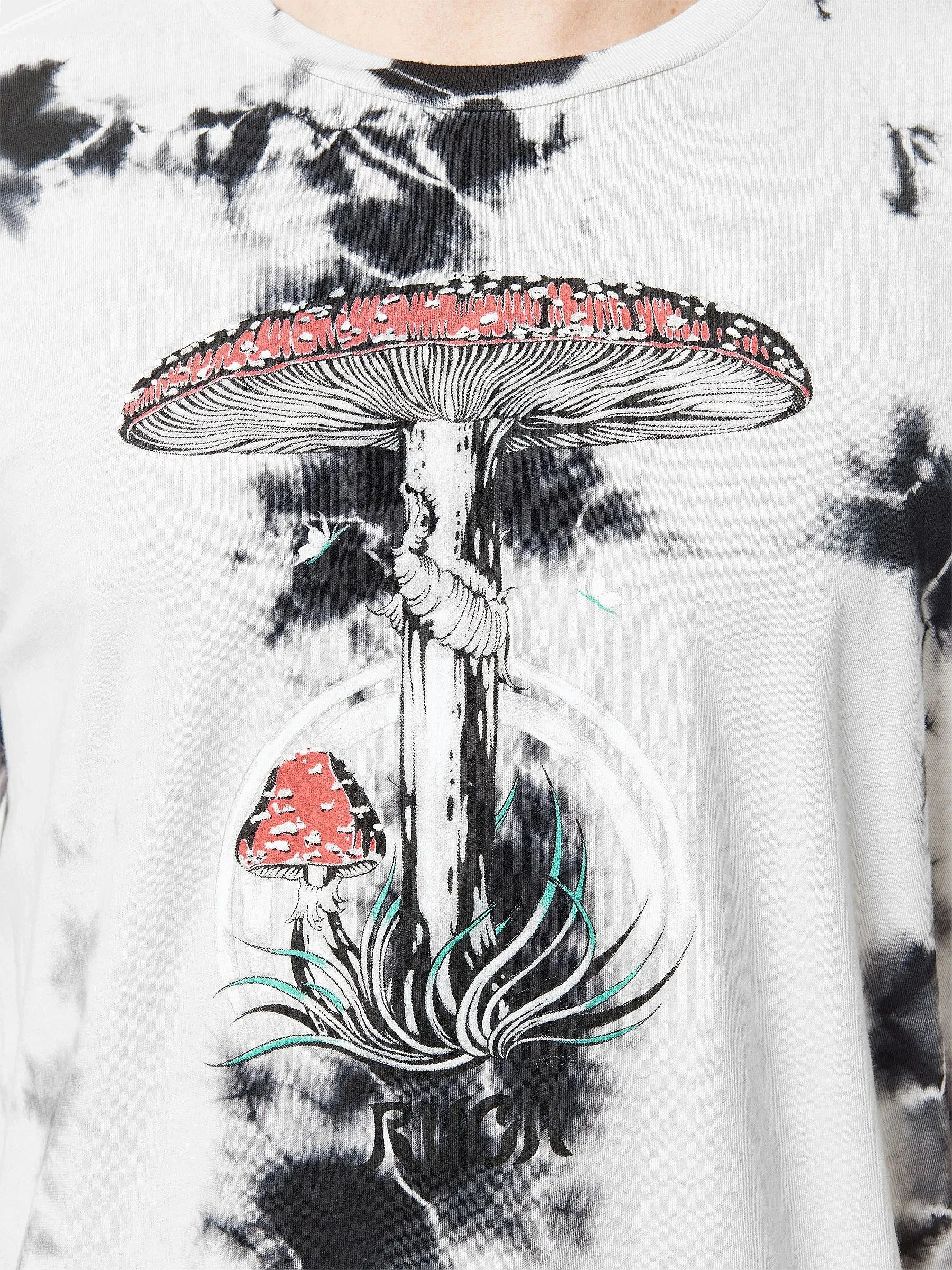 T-Shirt RVCA Matus Shroom - Grey Tie Dye - men´s