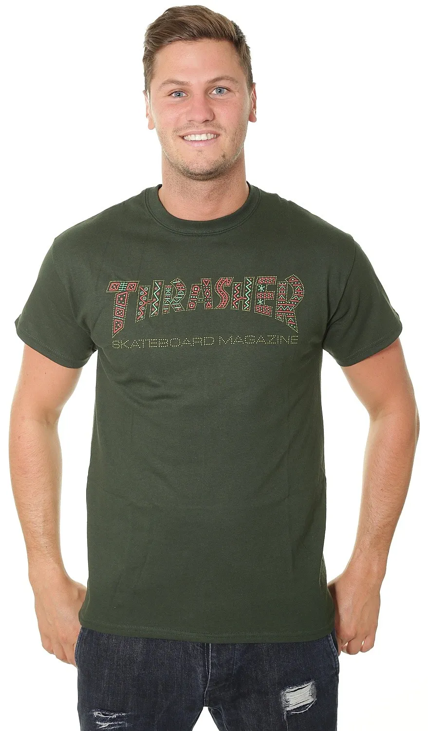 T-Shirt Thrasher Davis - Forest Green - men´s