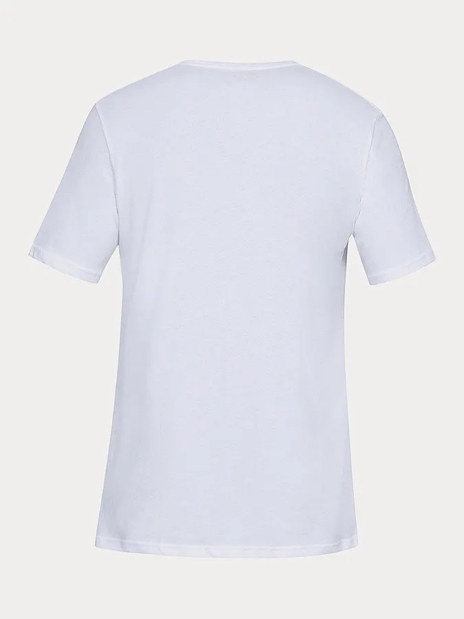 T-Shirt Under Armour Sportstyle Logo - White/Black - men´s