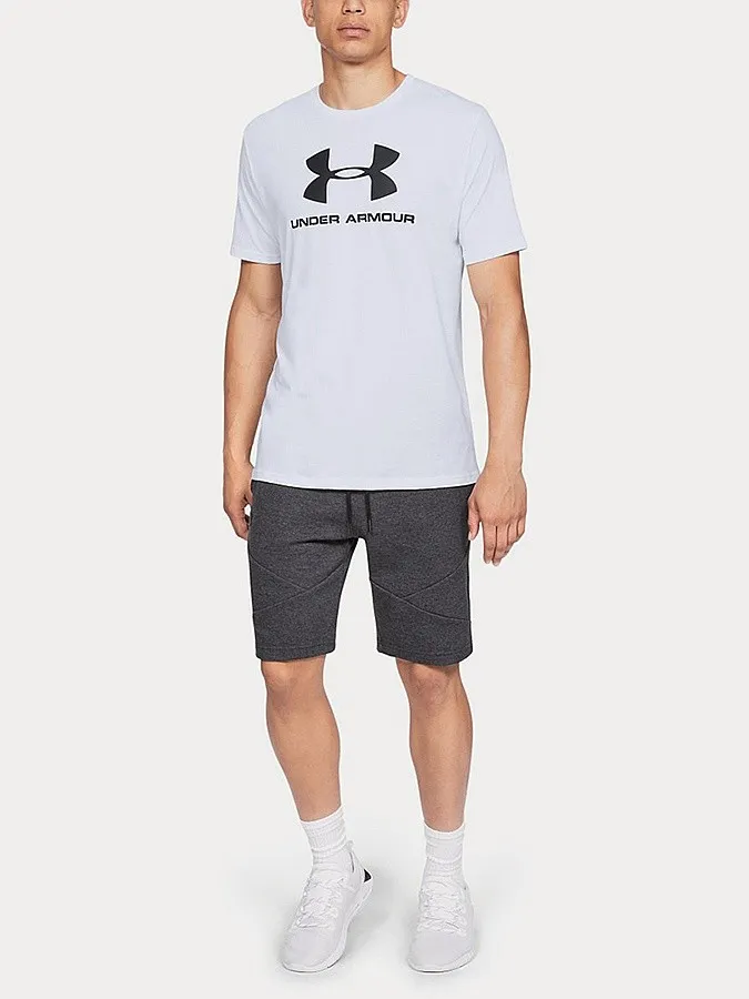 T-Shirt Under Armour Sportstyle Logo - White/Black - men´s