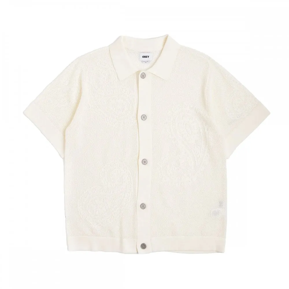 Teardrop Open Knit Shirt