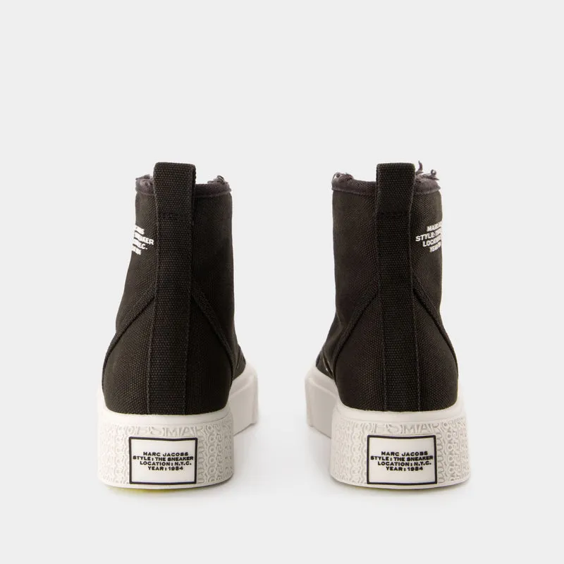 The High Top Sneakers - Marc Jacobs - Cotton - Black