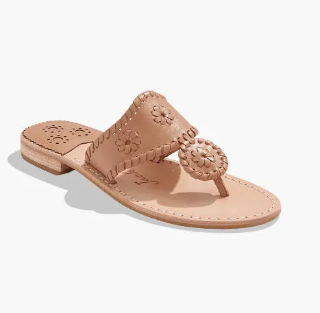 The Jacks Flat Sandal in Toast