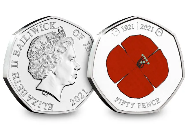 The RBL Centenary BU 50p Set