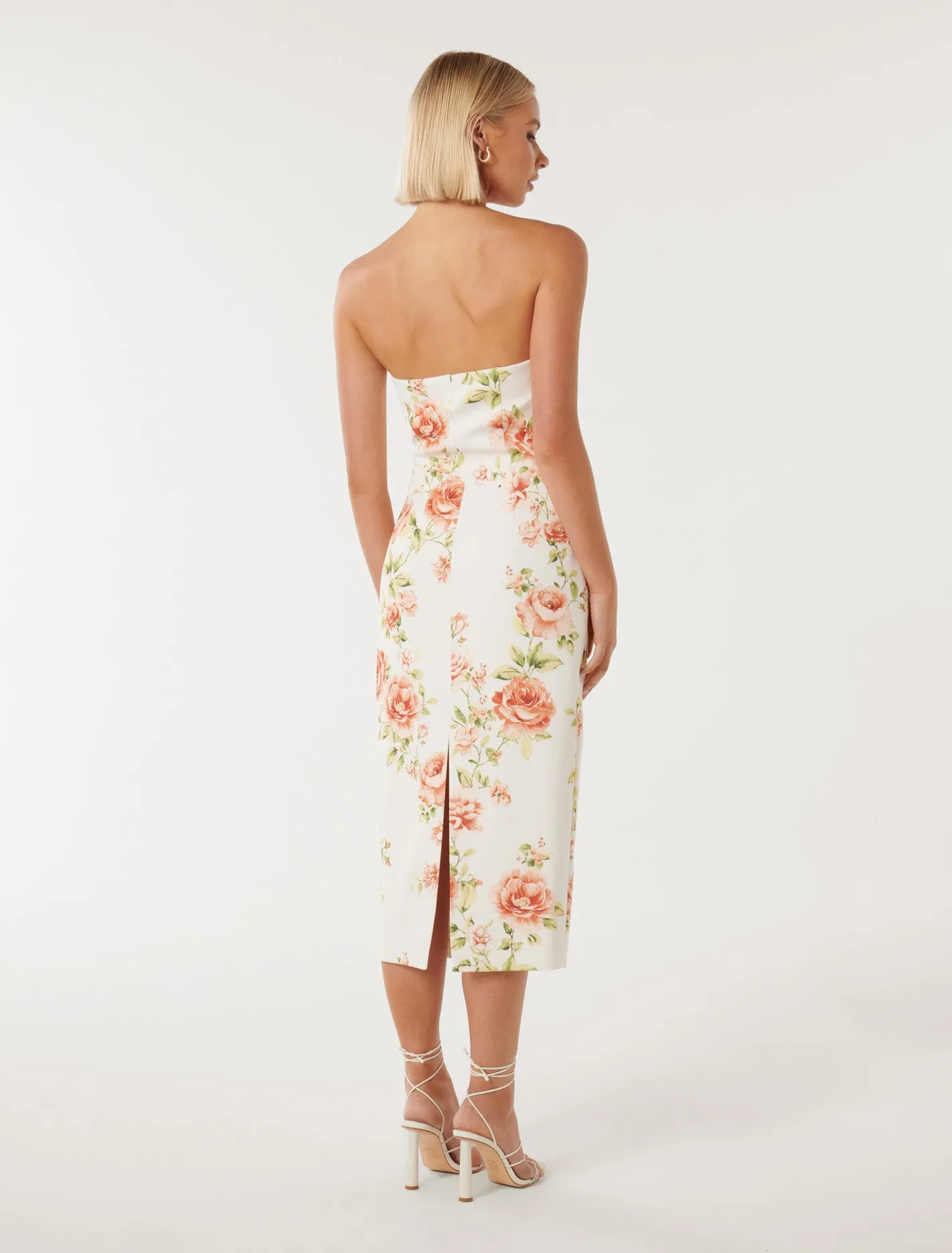 Tiana Strapless Midi Dress