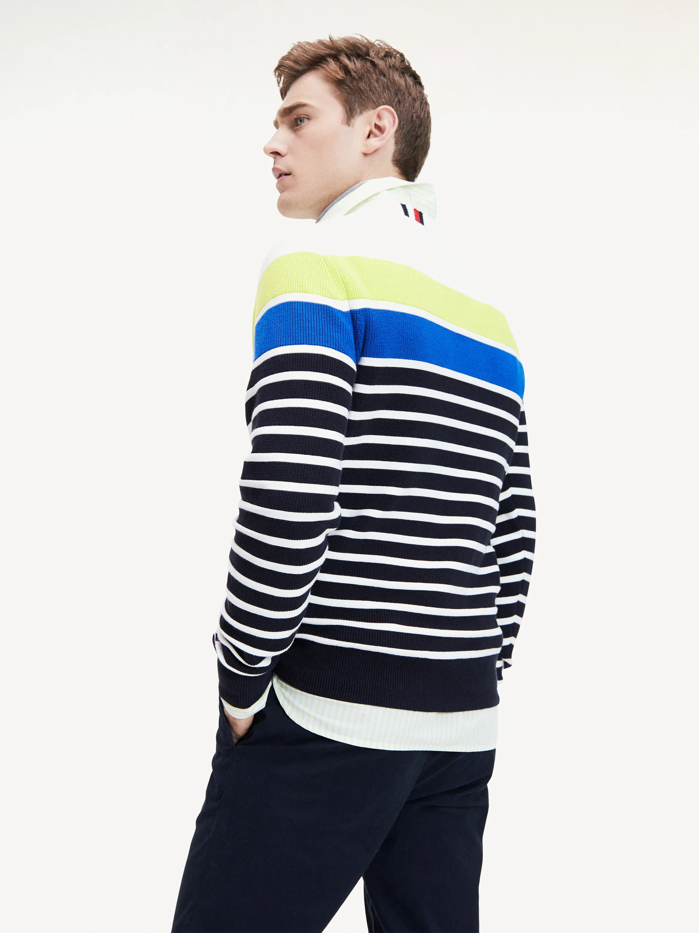 Tommy Hilfiger Breton Stripe Crew Neck Jumper - Jumpers