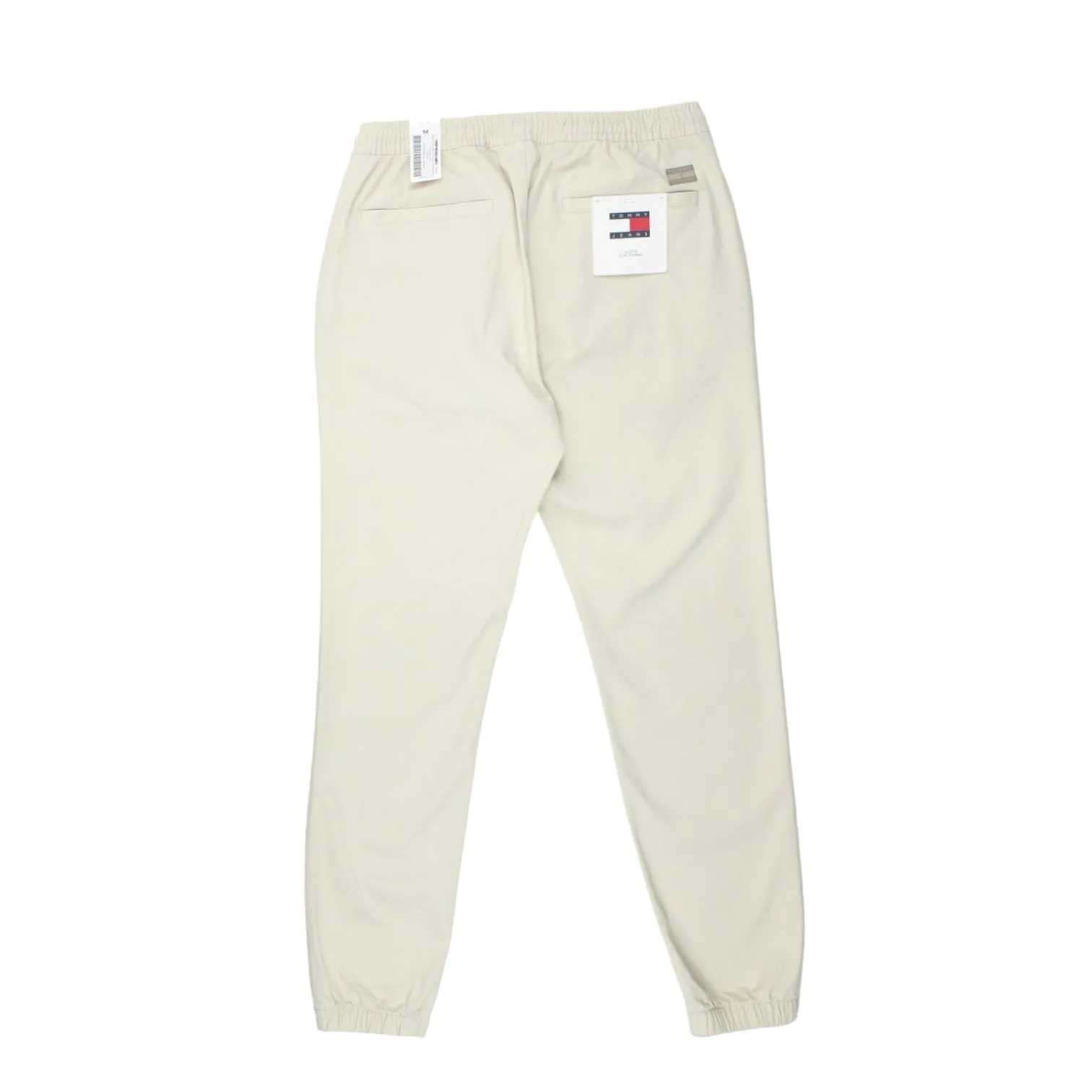 Tommy Jeans Cream Slim Tapered Jog Trousers