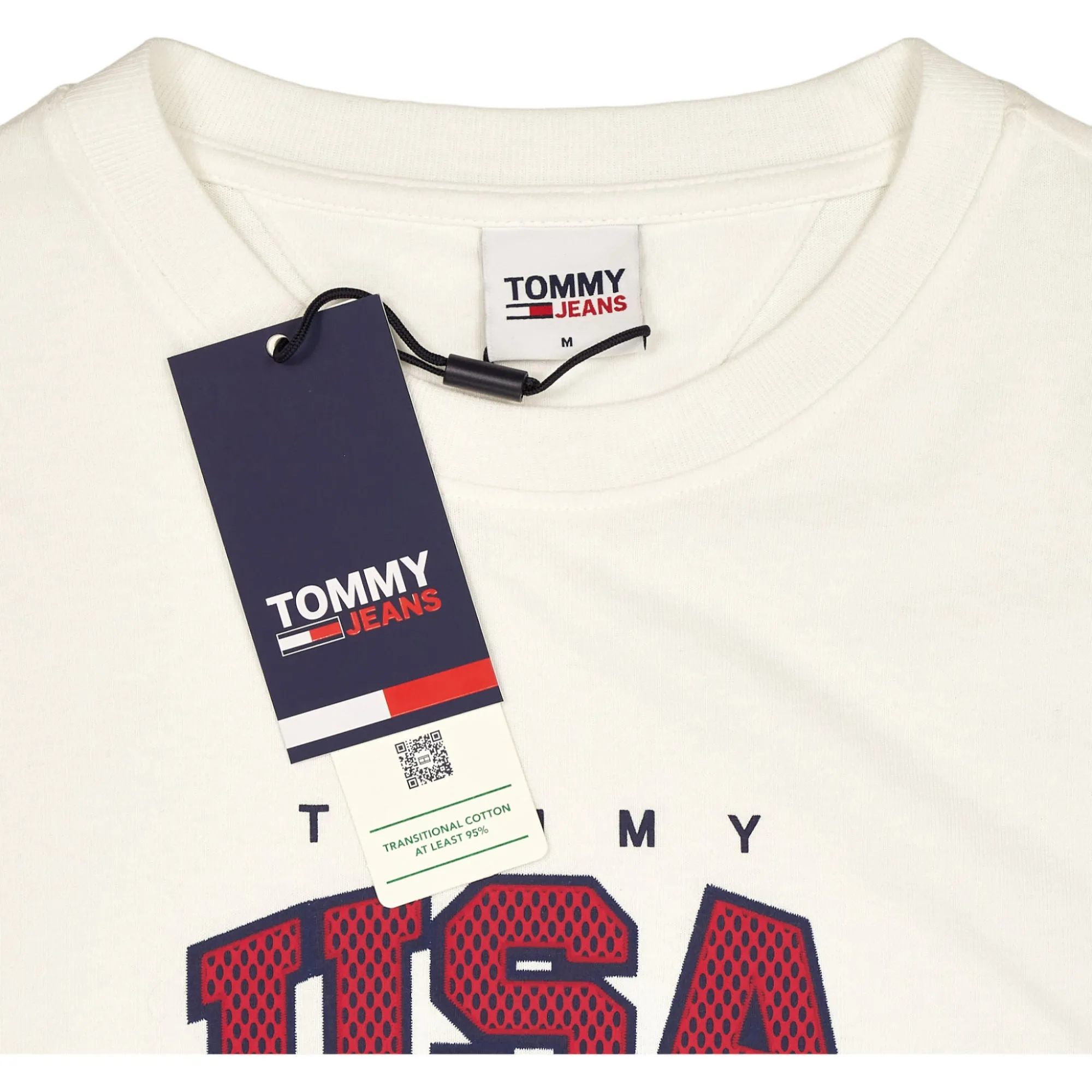 Tommy Jeans White USA T-Shirt