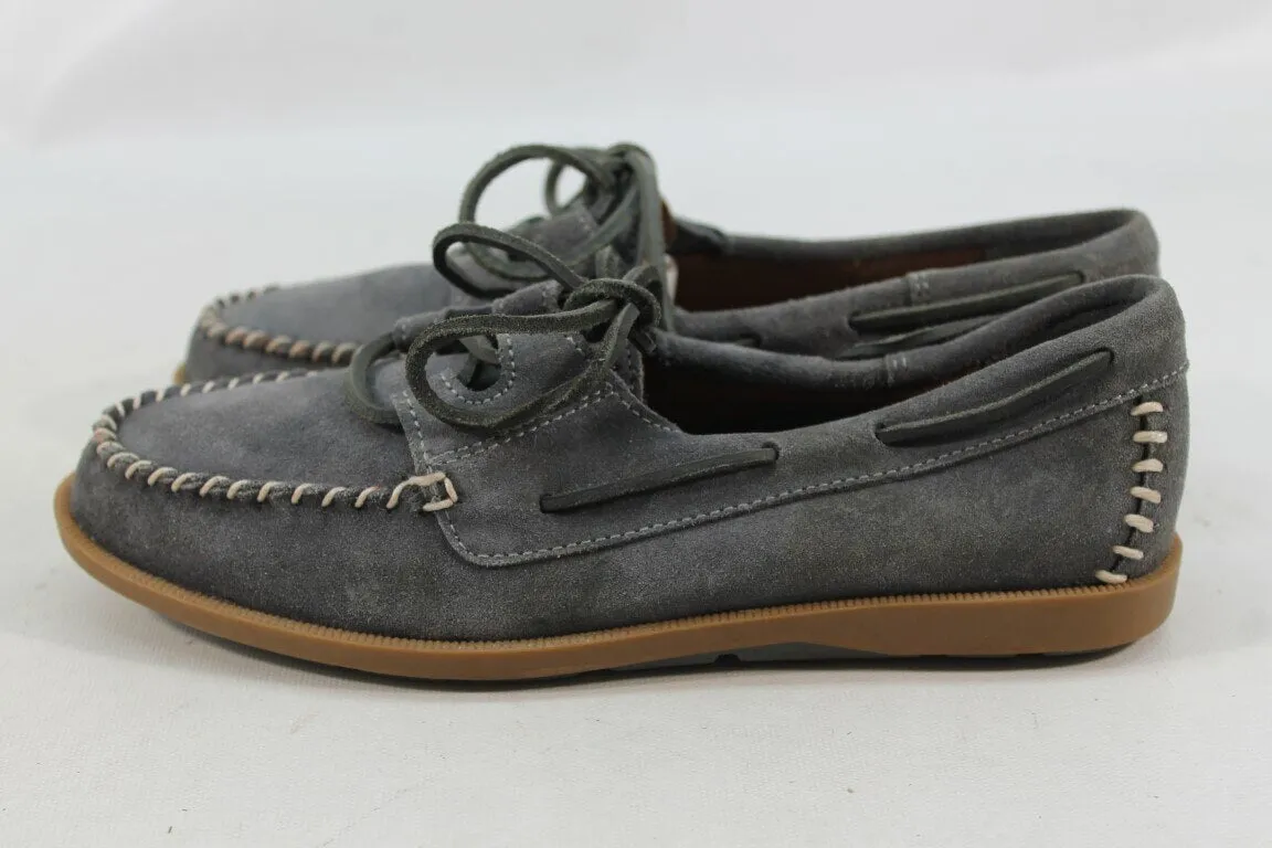 Top-Sider Women's Grey Boat Shoe in Size 5.5M - FLSAMP