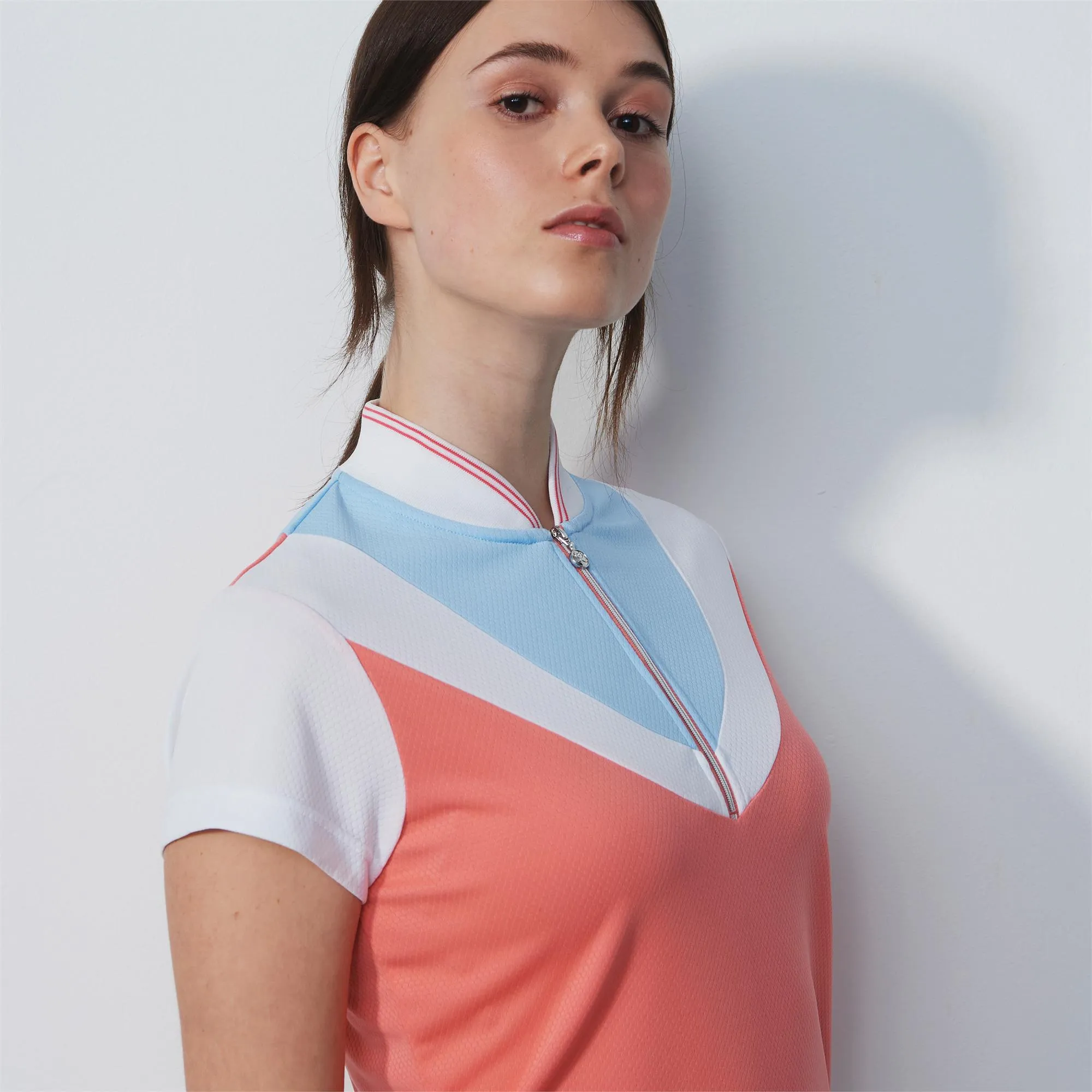 Torcy Ladies Golf Polo Shirt Coral