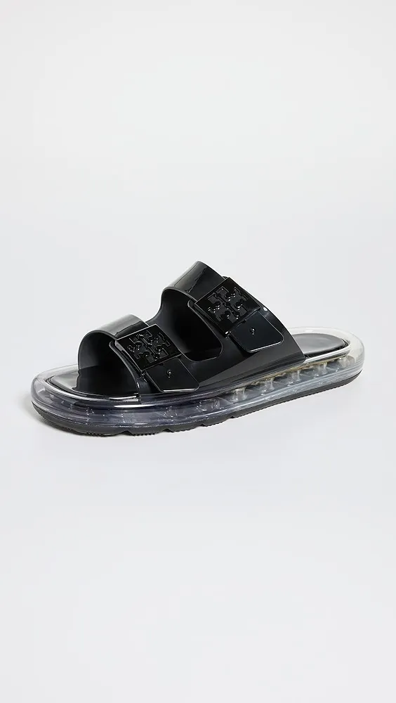 Tory Burch   Buckle Bubble Jelly Slides 