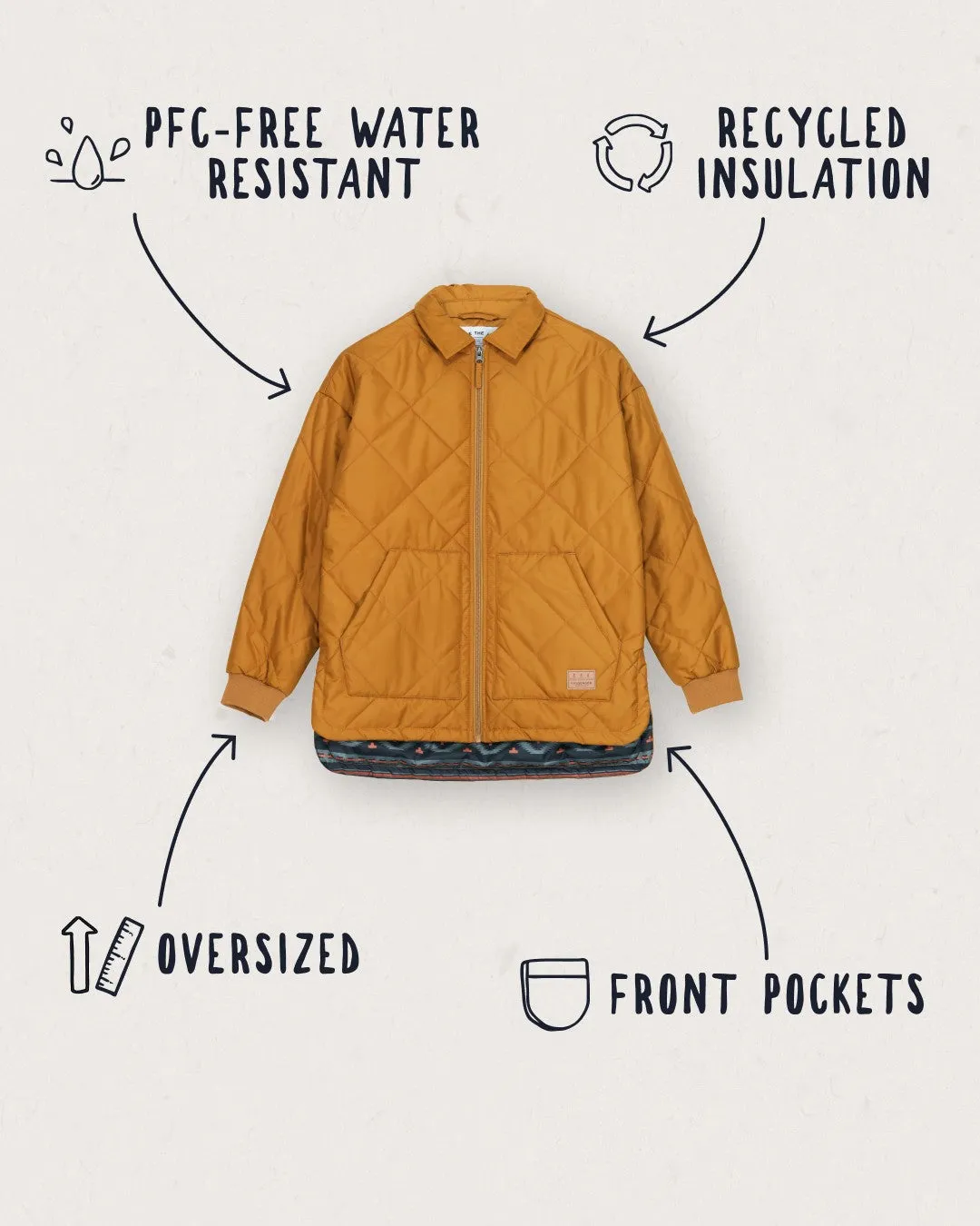 Trekker Insulated Shirt Jacket - Golden Brown