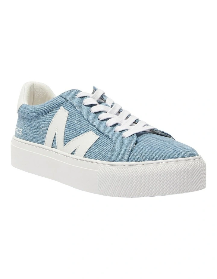 Trio Sneakers in Denim/White