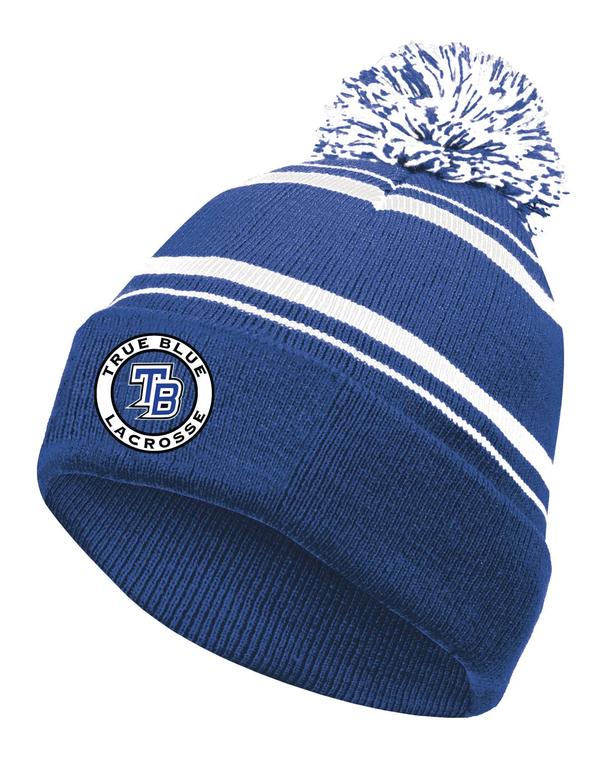 TRUE BLUE Lacrosse Pom Pom Hat