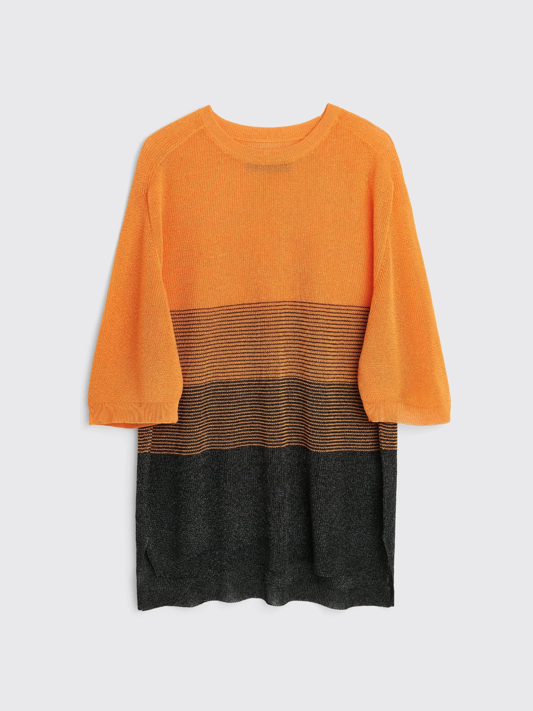 TRÈS BIEN everywear Gradient Sports Knit Orange / Black