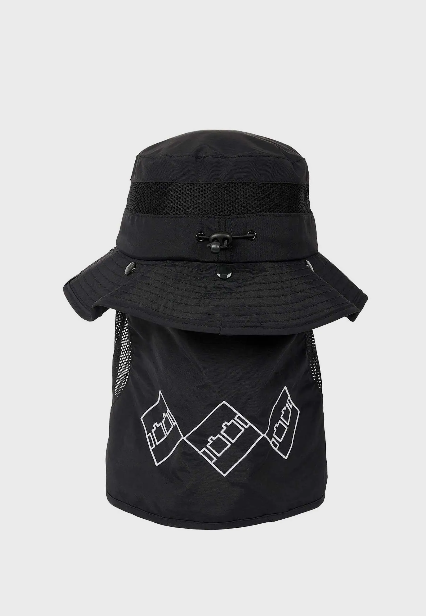 TTT Beach Bucket Hat - Black