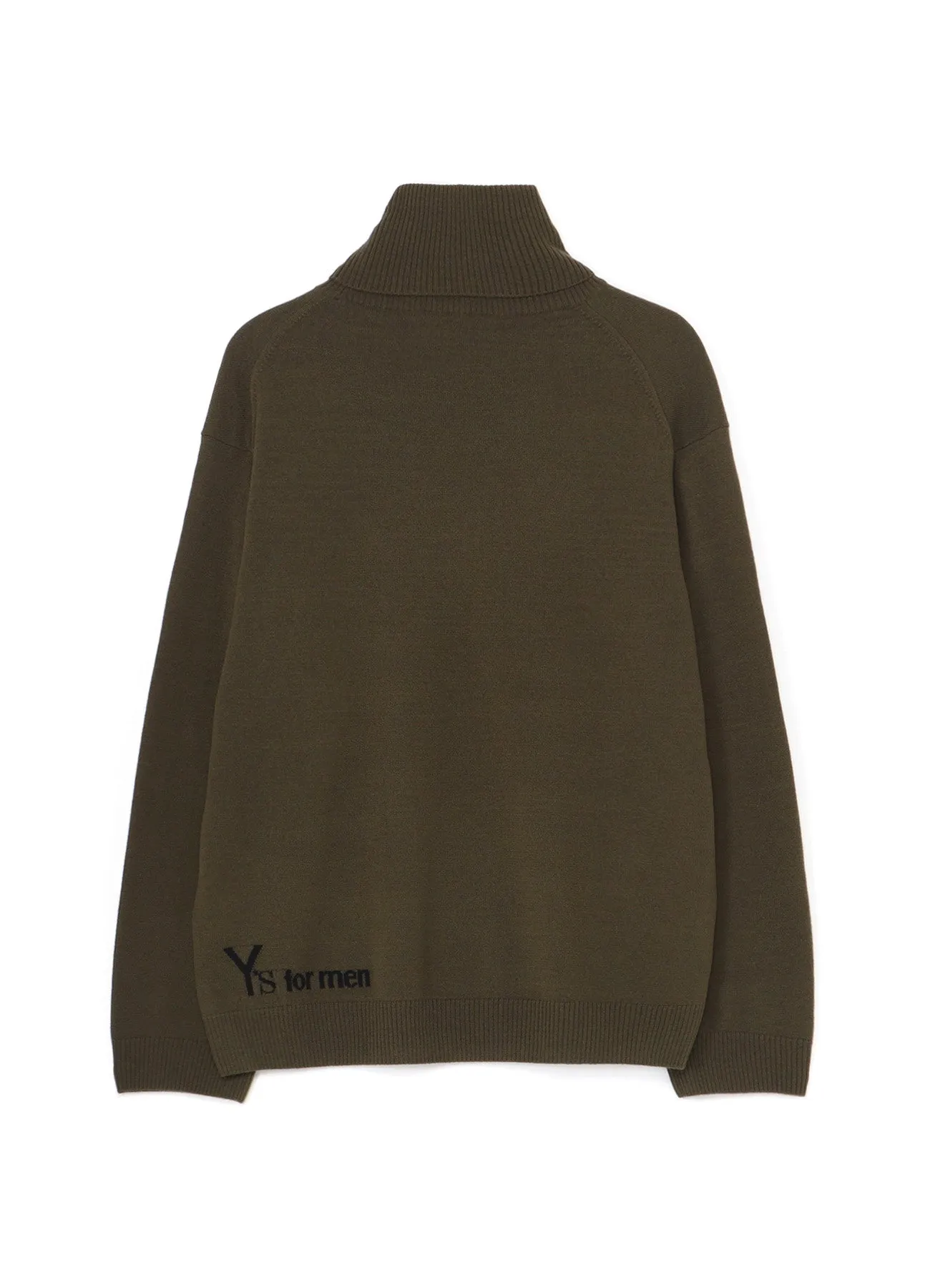 TURTLE NECK INTARSIA KNIT WITH Y's for men LOGO