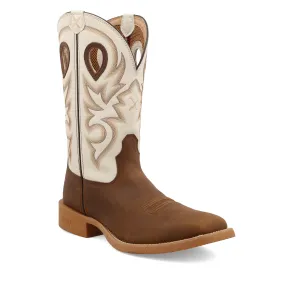 Twisted X Men's 12 Hazel Ivory Wide Square Toe Tech X Boot