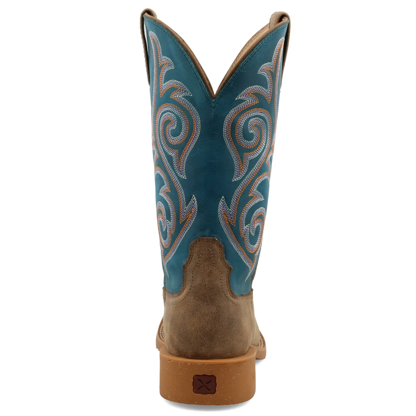 Twisted X Women's Square Toe Western Boot Bomber/Stormy Blue - Size 11