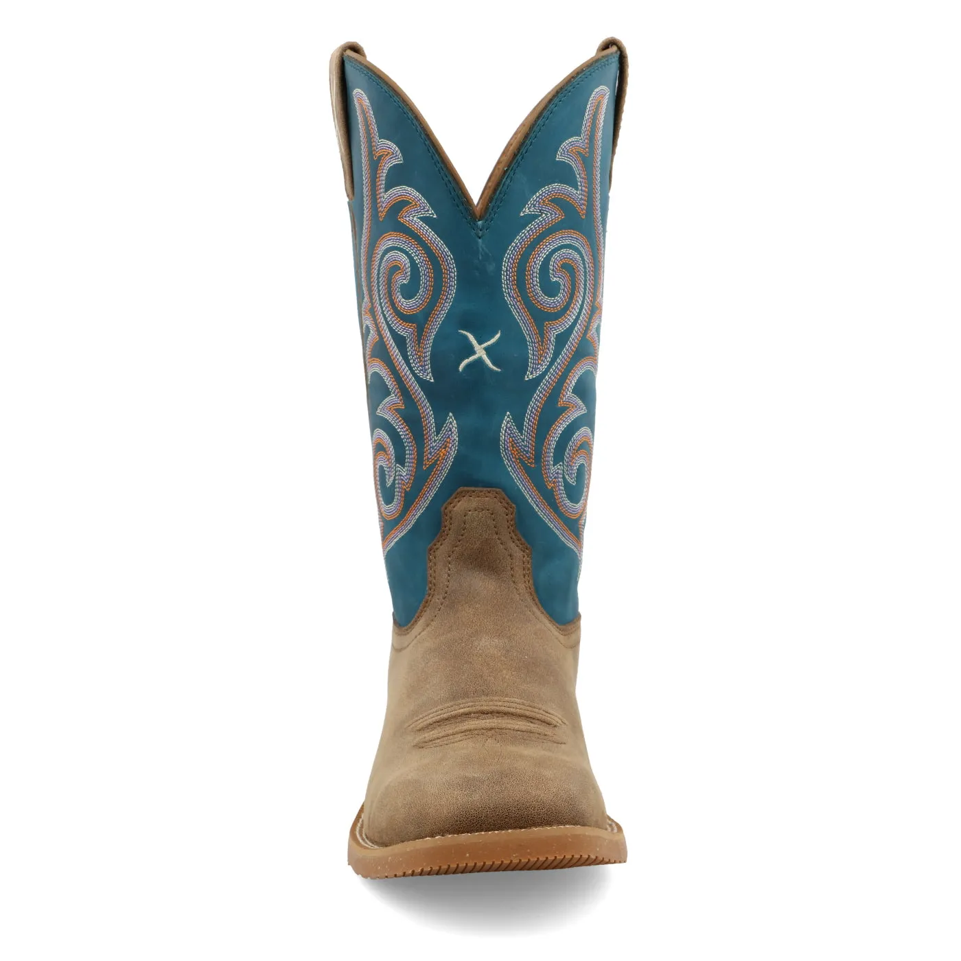 Twisted X Women's Square Toe Western Boot Bomber/Stormy Blue - Size 11