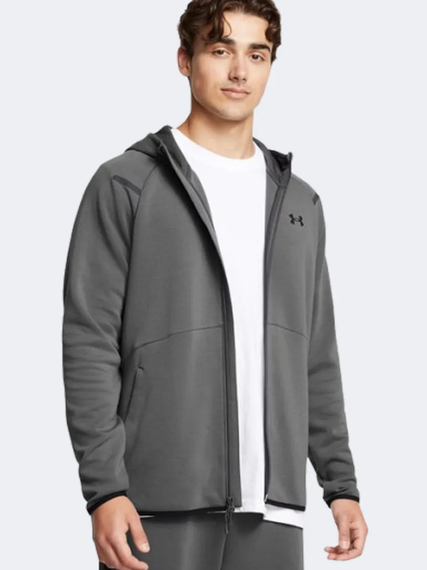 Under Armour Unstoppable Fleece Men Lifestyle Jacket Castletrock/Black