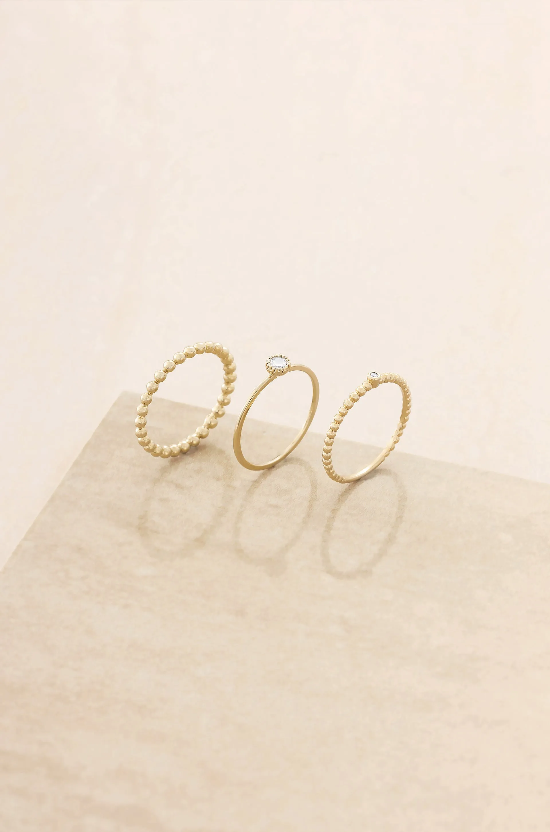 Understated Stacking Ring Set of 3