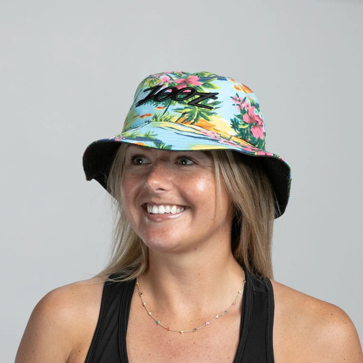 Unisex Bucket Hat - Yellow Floral