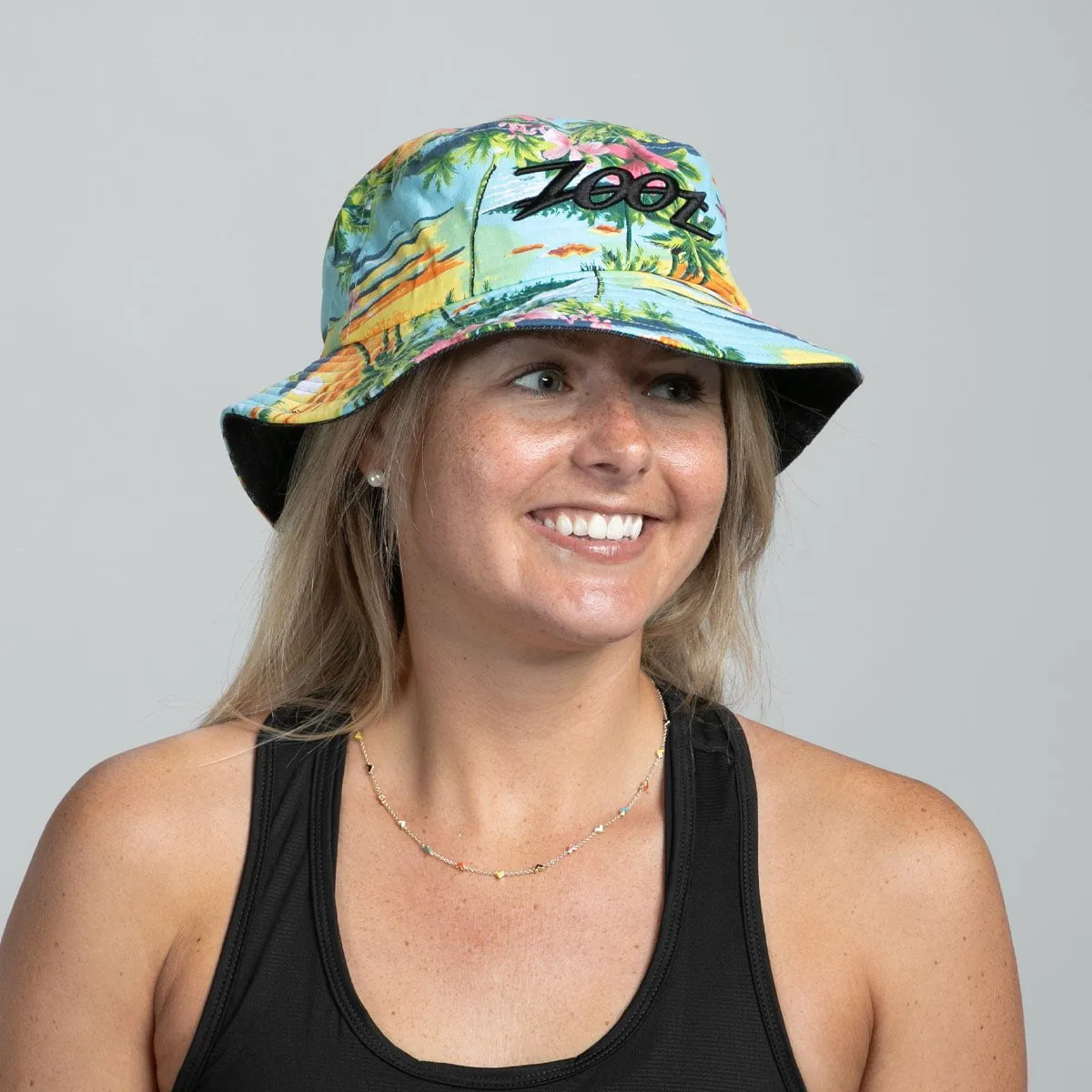 Unisex Bucket Hat - Yellow Floral