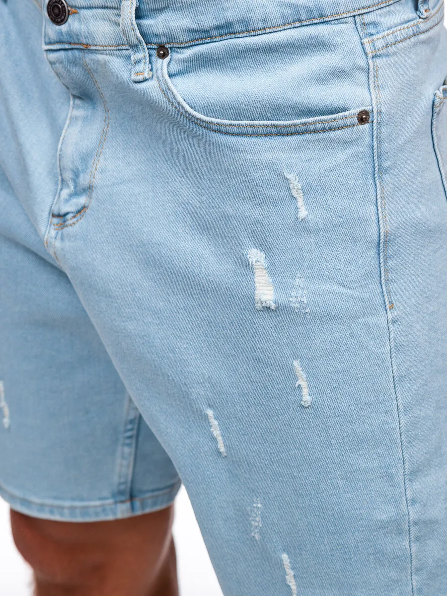 Blue Bolf Jeans Shorts for Men 0631.