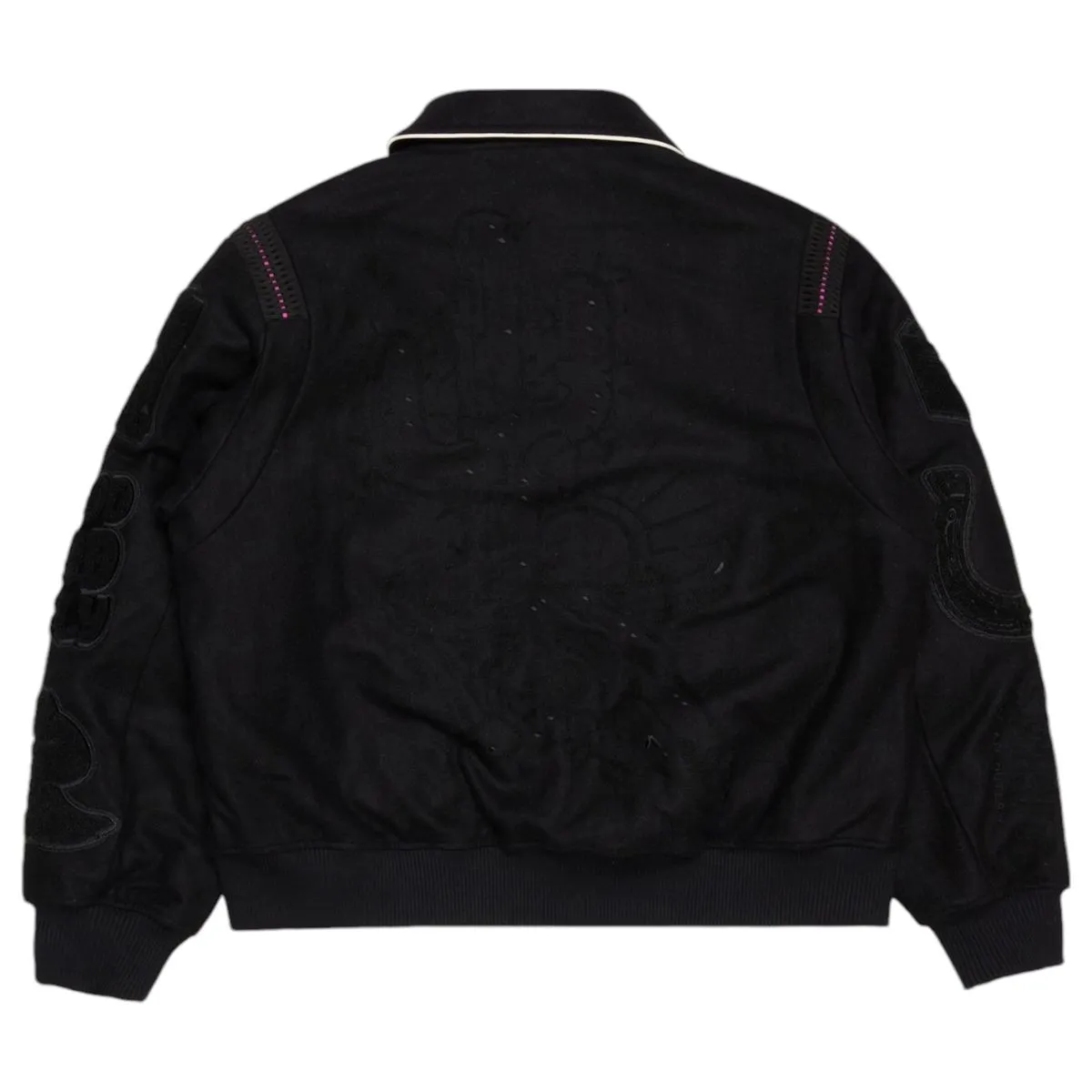 Valabasas Wild Bunch Black Letterman Jacket