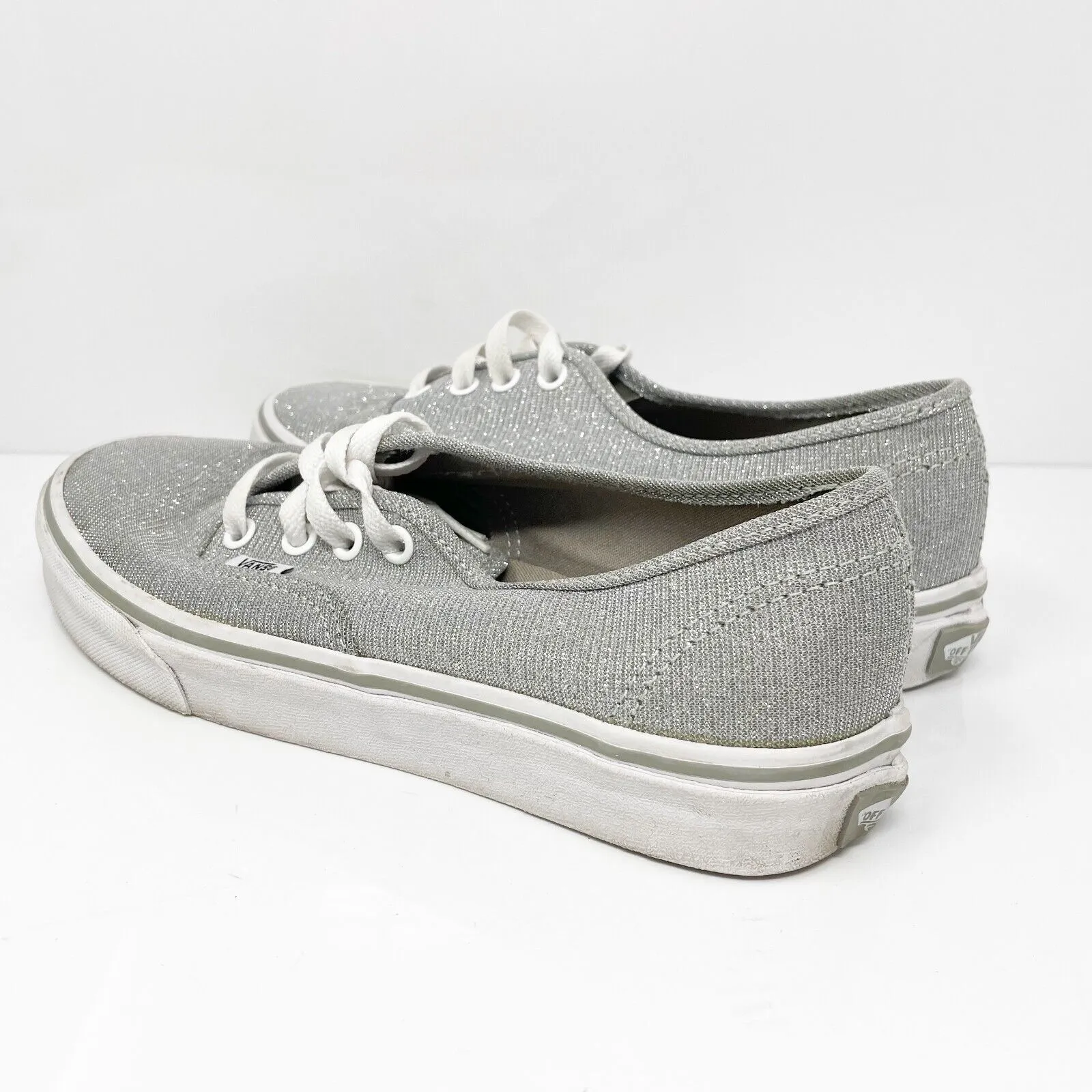 Vans Unisex Off The Wall 721278 Gray Casual Shoes Sneakers Size M 6 W 7.5