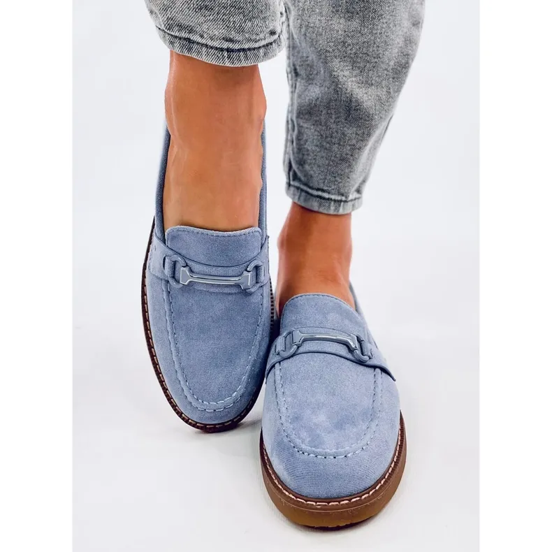 Blue Moccasins for Women