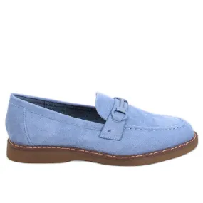 Blue Moccasins for Women