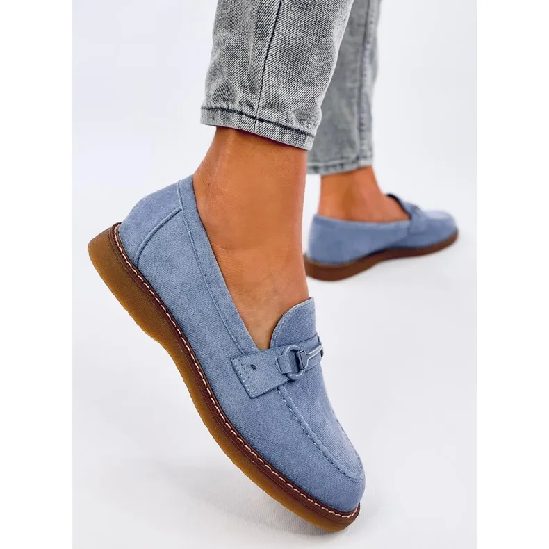 Blue Moccasins for Women