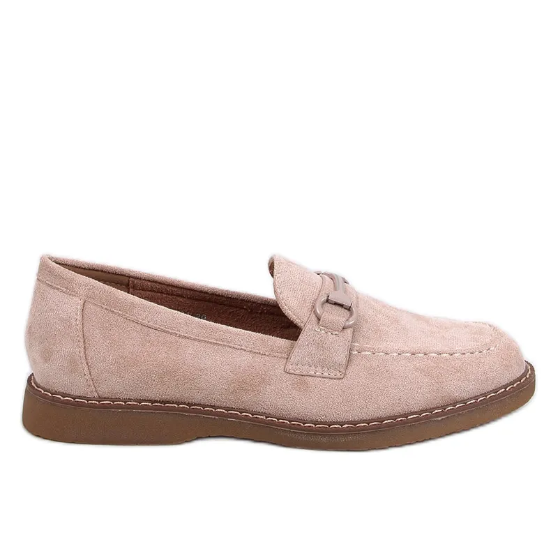 Khaki Women's Moccasins Beige