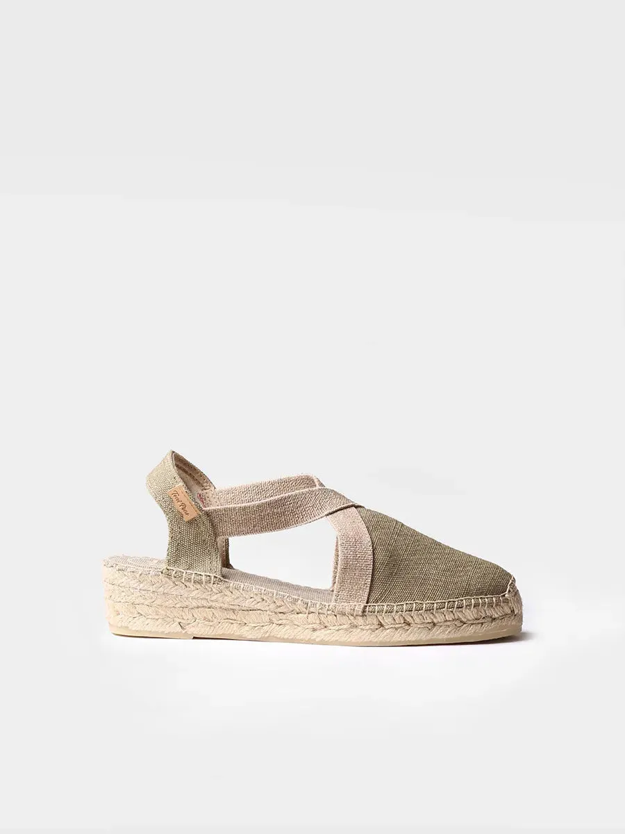 Vegan flat espadrille - VERDI-V