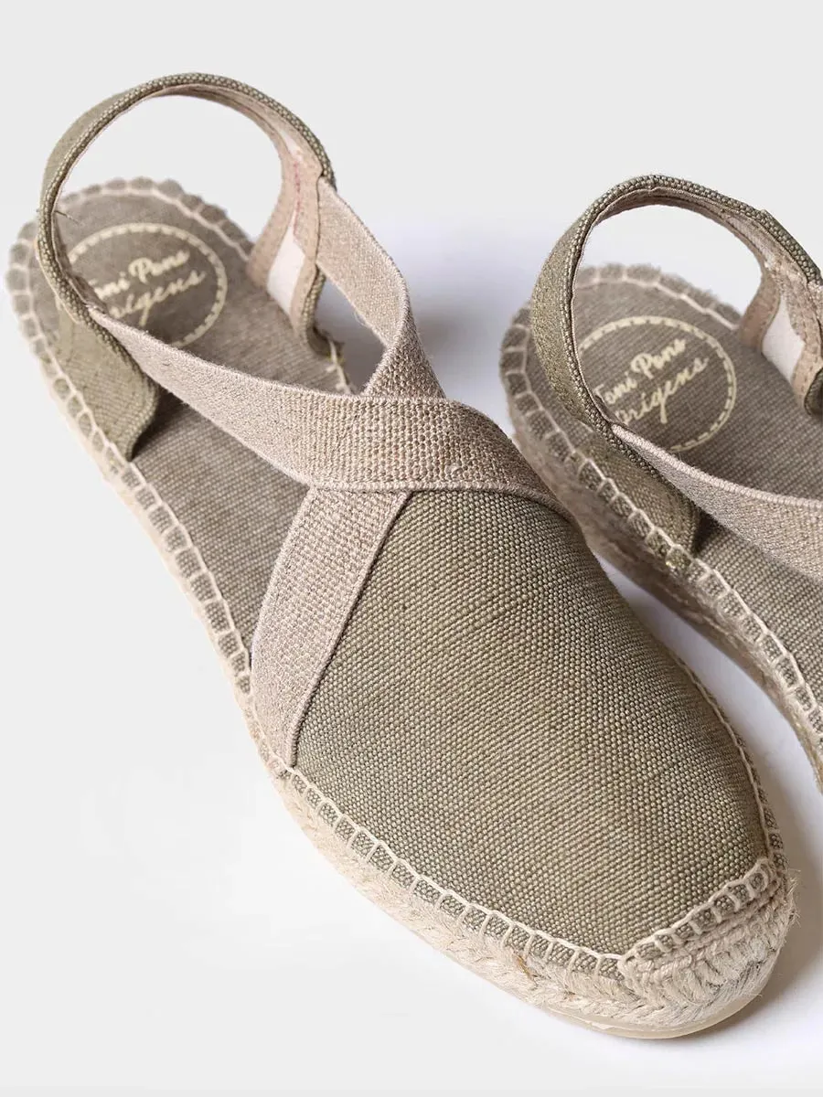 Vegan flat espadrille - VERDI-V