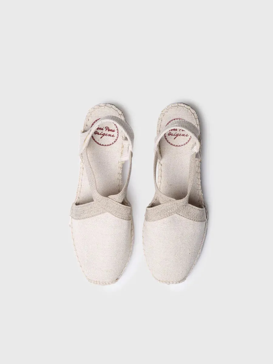 Vegan flat espadrille - VERDI-V