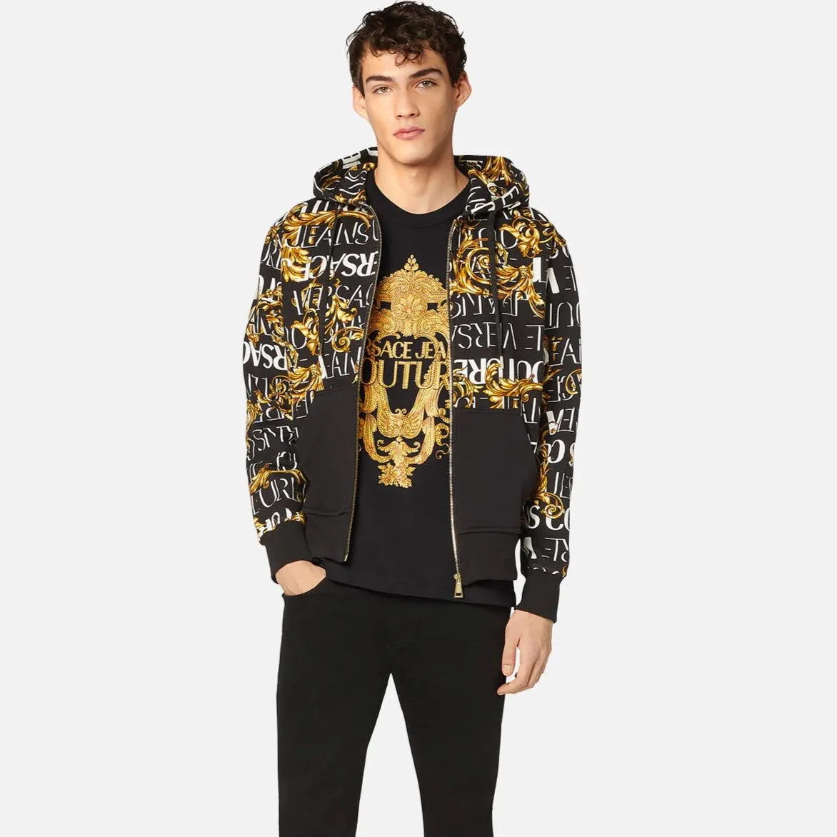 Versace Baroque Crystal T-Shirt