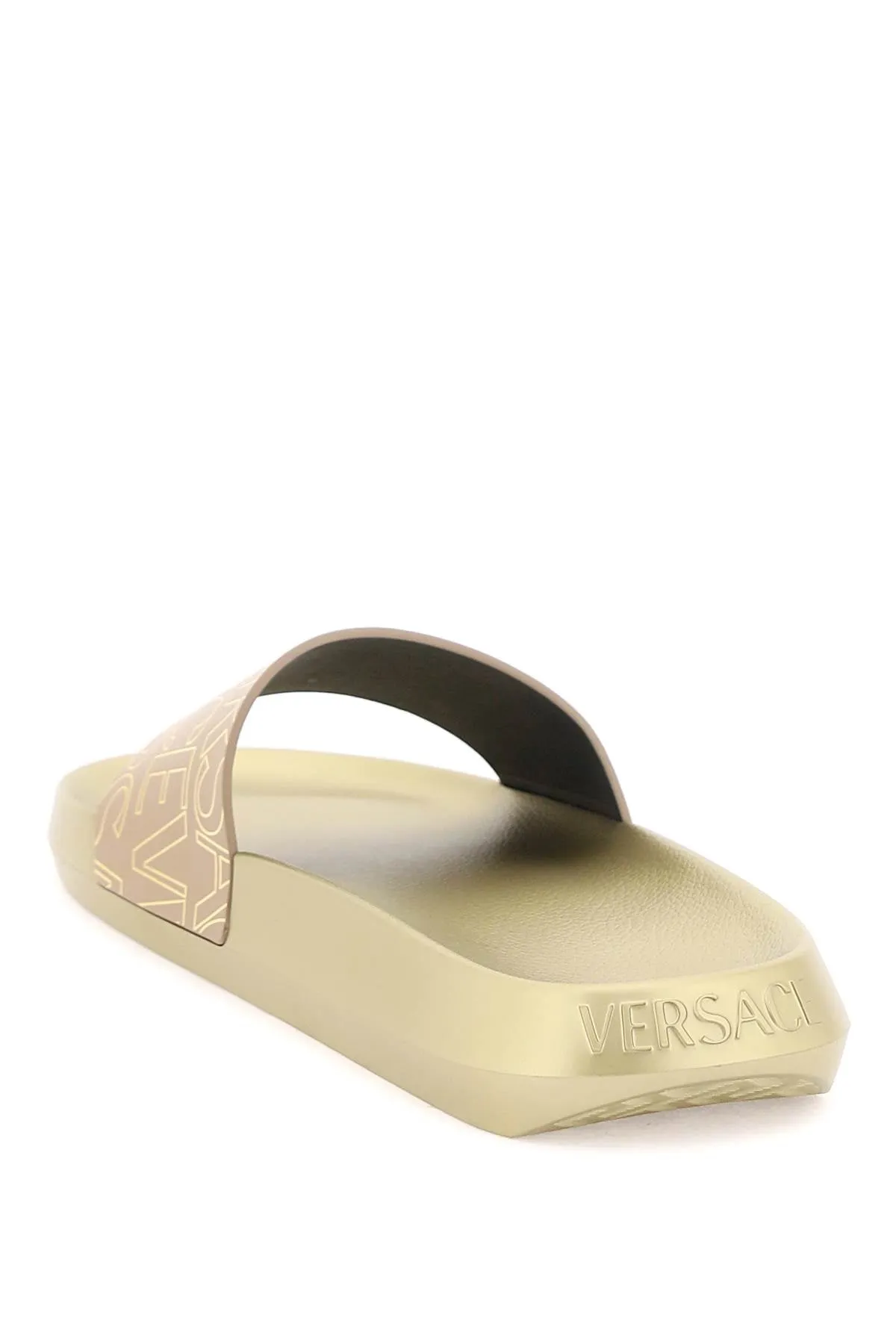 Versace - Sandales Versace Allover Slides