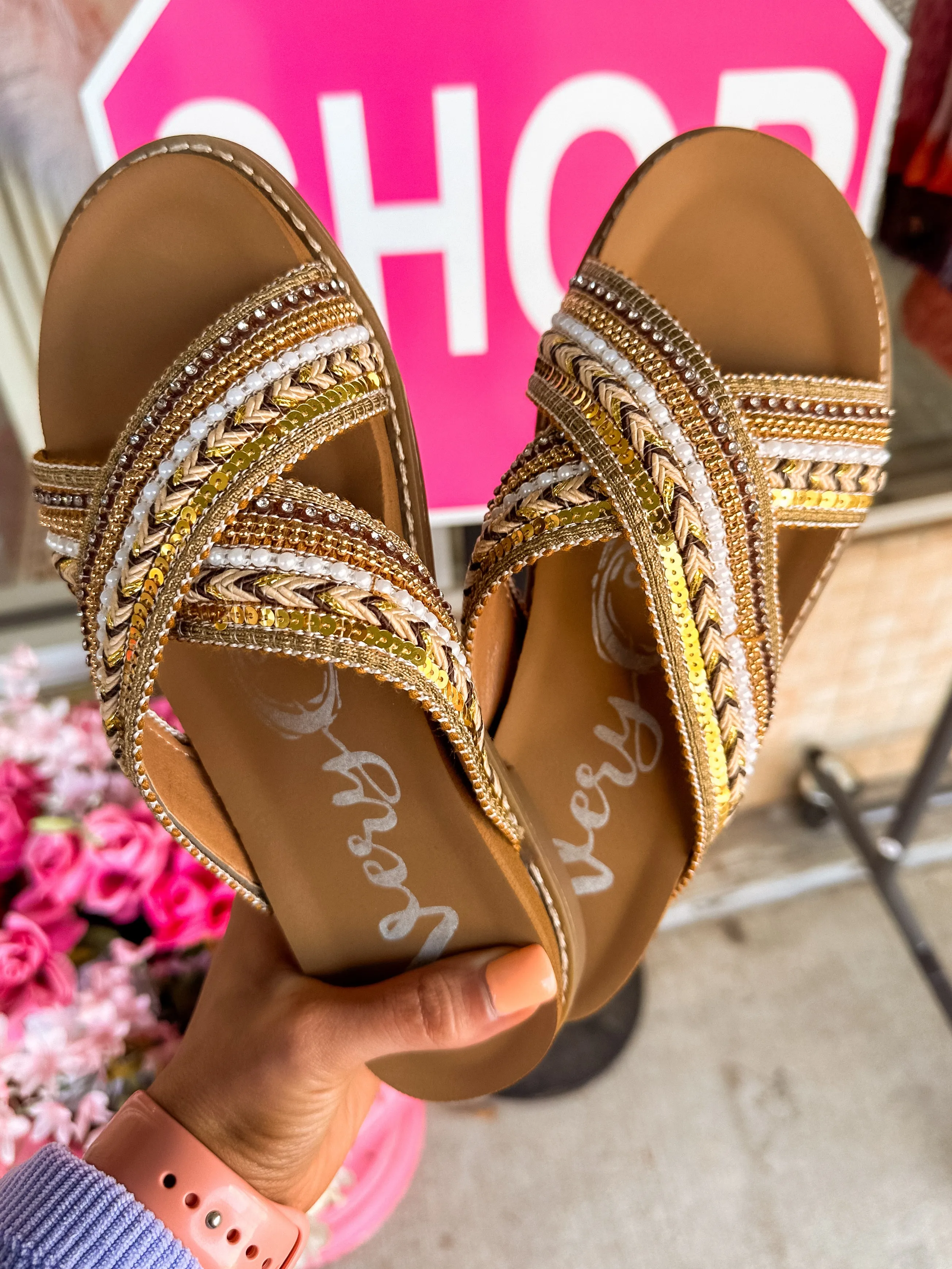 Bronze G Elliot Sandals