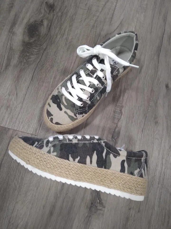 Very G Camo Oxford Sneakers