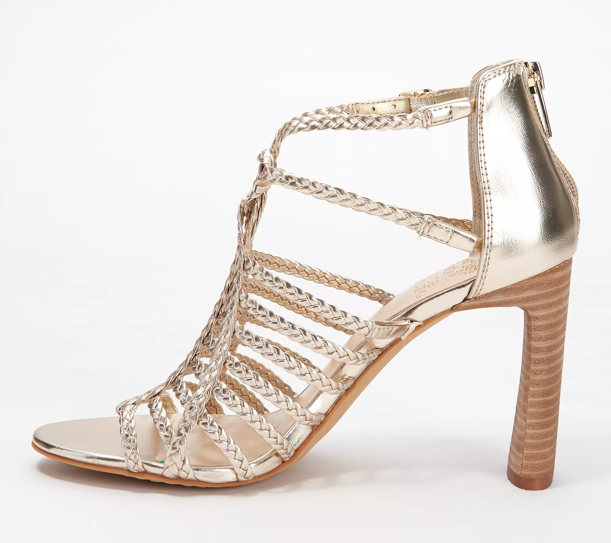 Vince Camuto Leather Heeled Sandals - Ariah