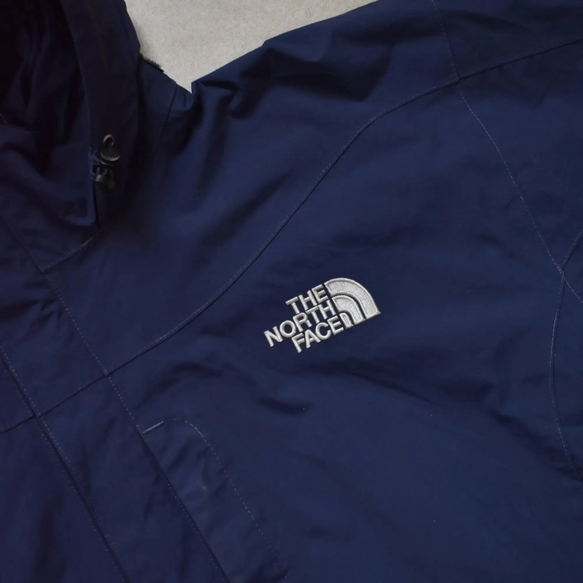 Vintage The North Face Navy Rain Jacket - L