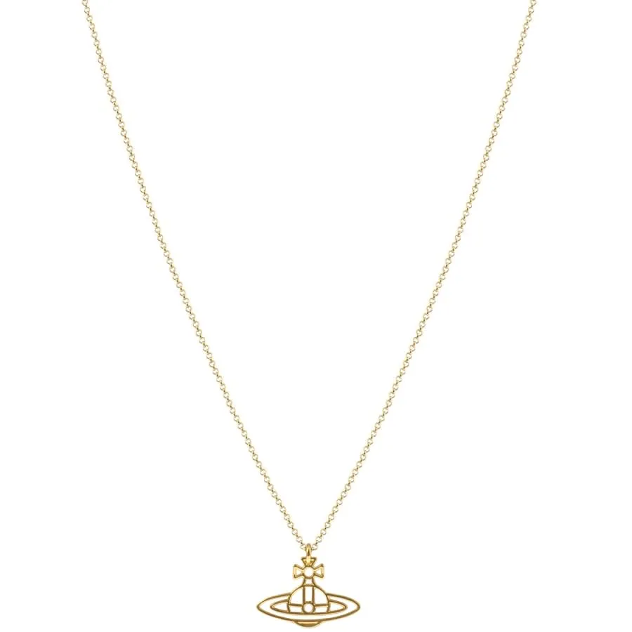 Vivienne Westwood Flat Orb Pendant Gold