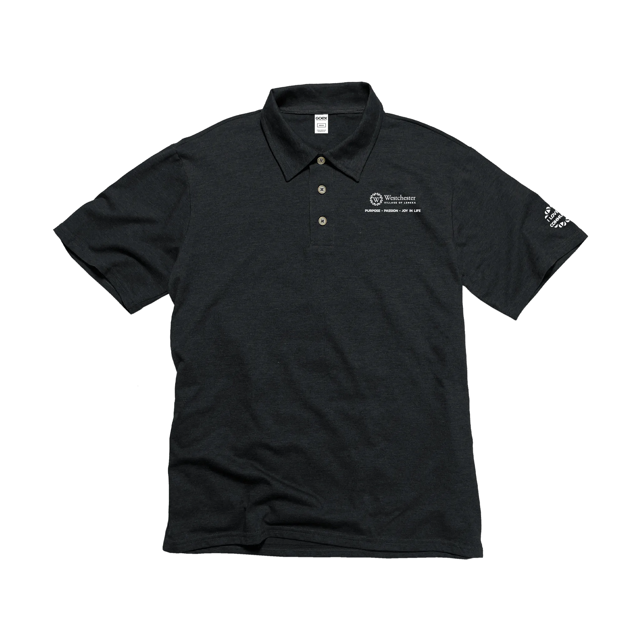 Westchester Unisex Charcoal Polo