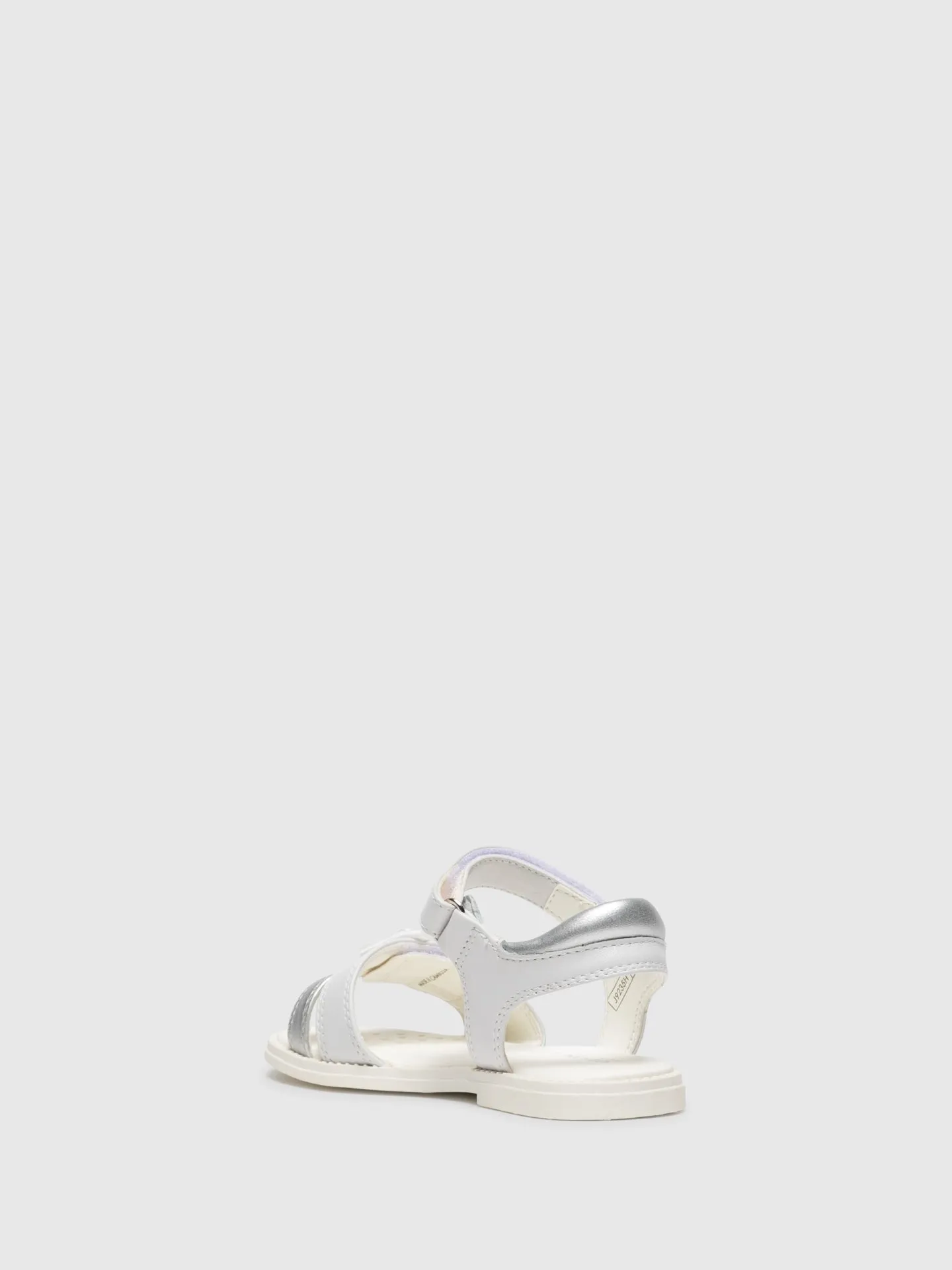 White Appliqués Sandals